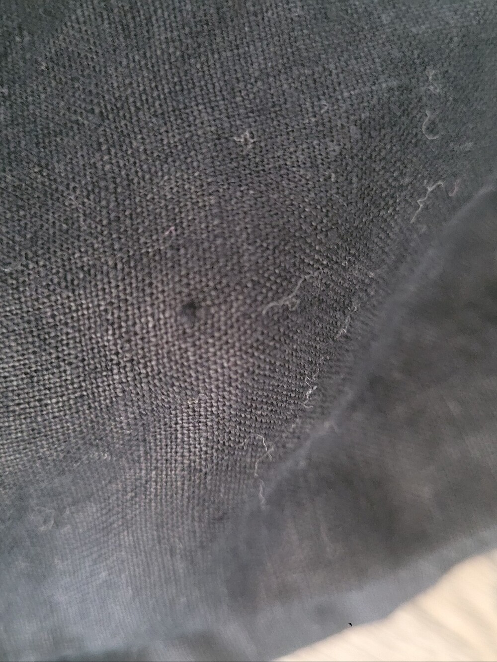 Quince 100% European Linen High Waisted Shorts - Black - Size XS - Picture 8 of 8